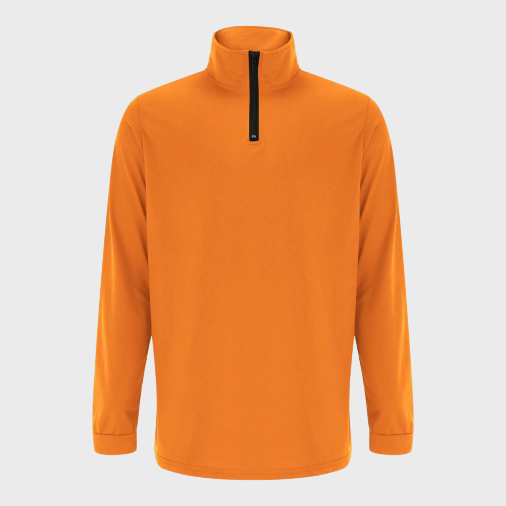 Herrarnas Quarter Zip Tröja med Ståkrage