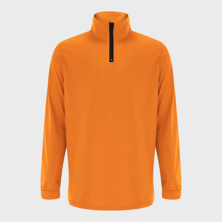 Herrarnas Quarter Zip Tröja med Ståkrage
