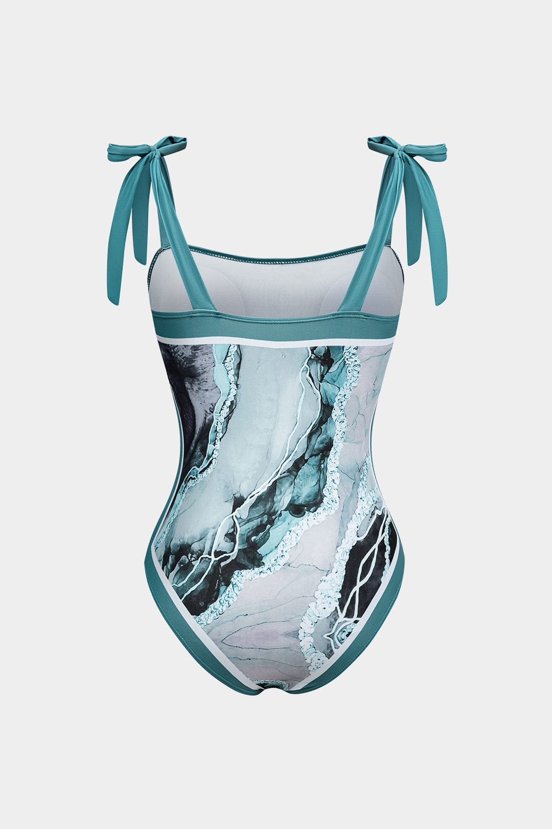 Kvinnors Tryckt Badset Marmor Effekt Wrap Sarong