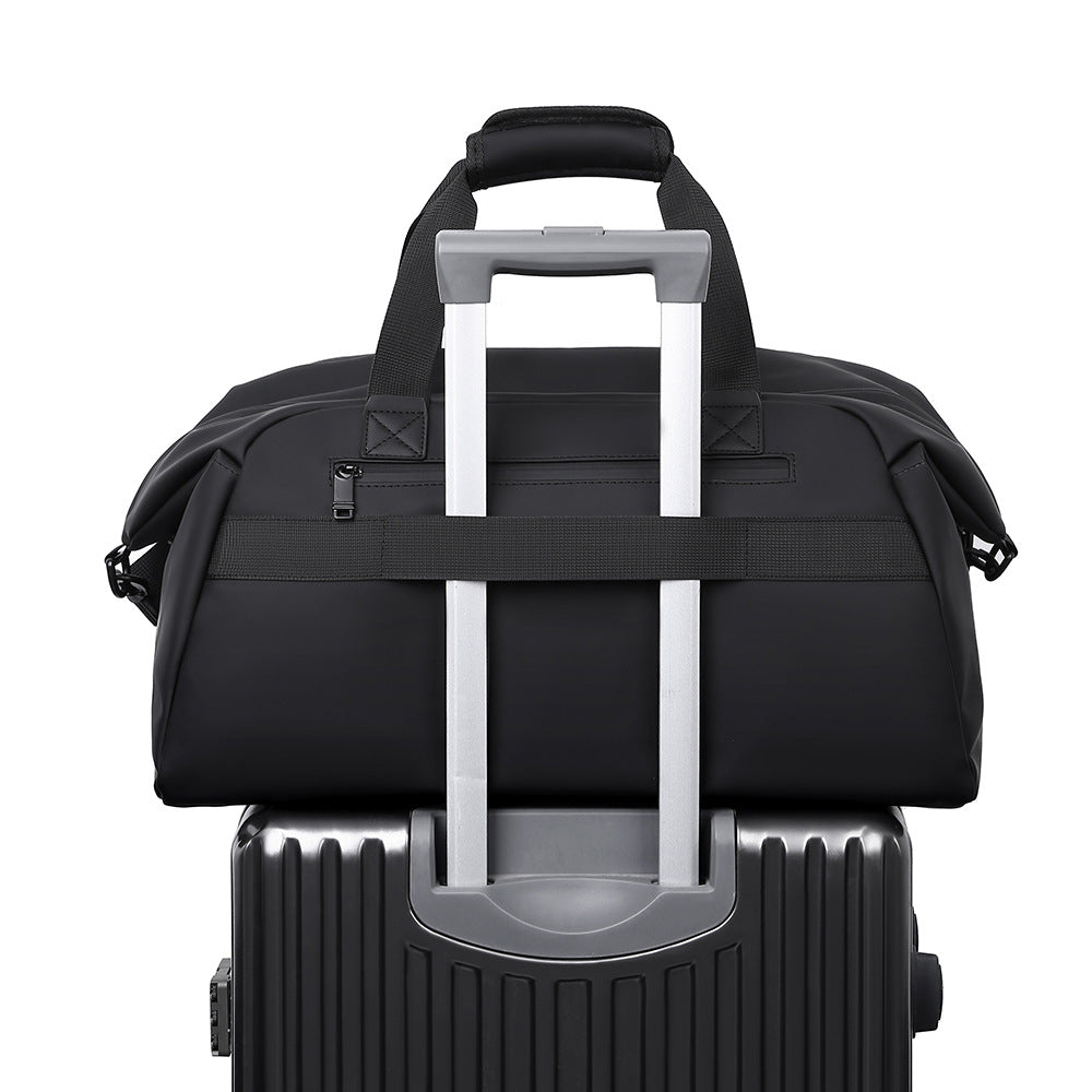 Mäns Minimalistiska Reseduffel Axelväska för Övernattning