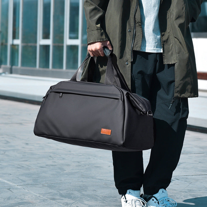 Mäns Minimalistiska Reseduffel Axelväska för Övernattning