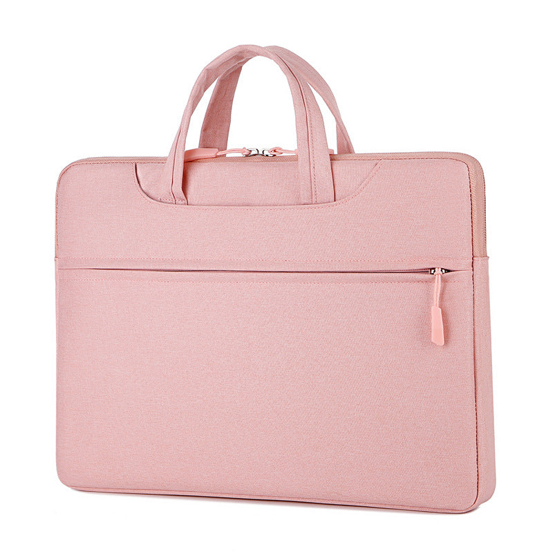 Mans Minimalistiska Laptop Sleeve Bärväska Resväska
