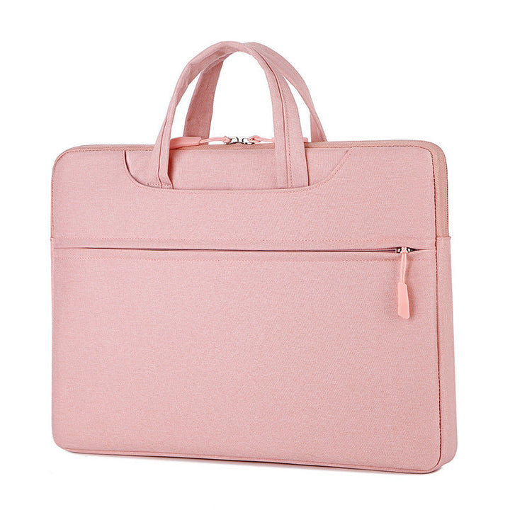 Mans Minimalistiska Laptop Sleeve Bärväska Resväska