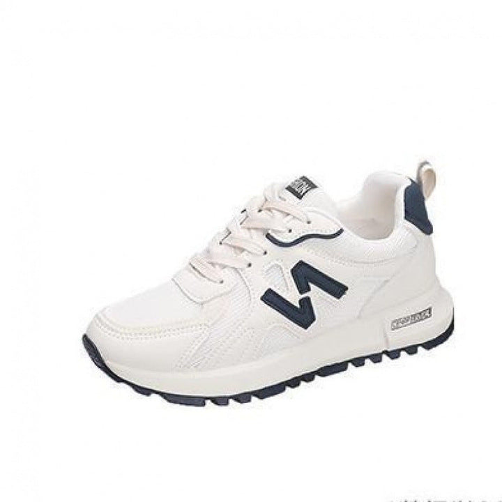 Kvinnors Chunky Mesh Trainers Lätta Snörningsskor