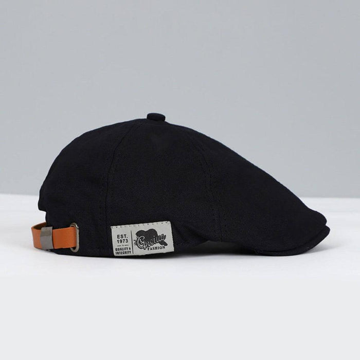 Herrens Bomullsflat Cap Klassisk Nyhetsboy Hatt