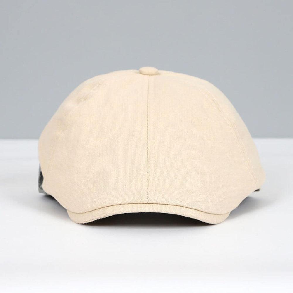 Herrens Bomullsflat Cap Klassisk Nyhetsboy Hatt