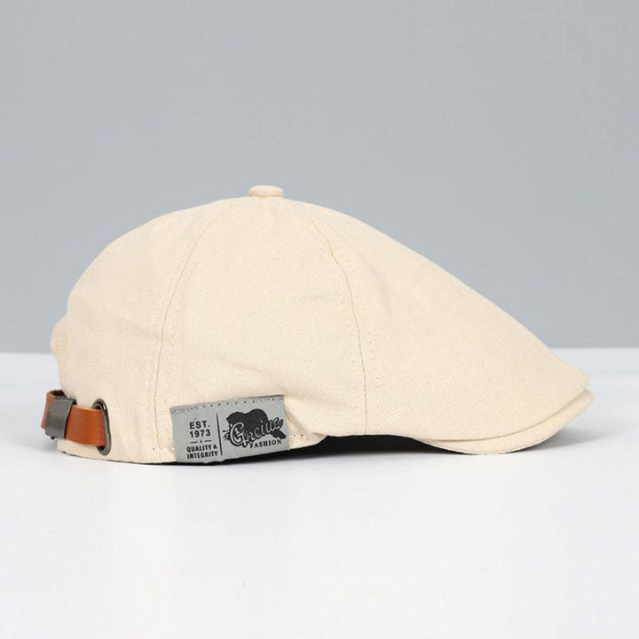 Herrens Bomullsflat Cap Klassisk Nyhetsboy Hatt