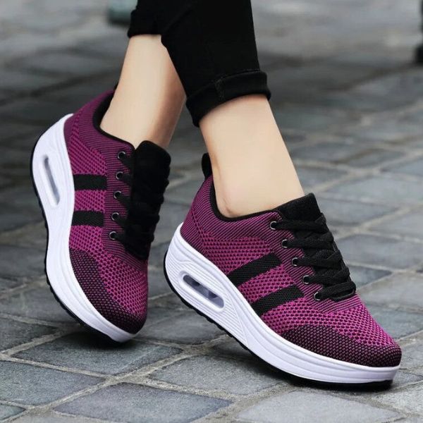 Dam Ortopediska Sneakers med Luftkudda och Stötdämpning