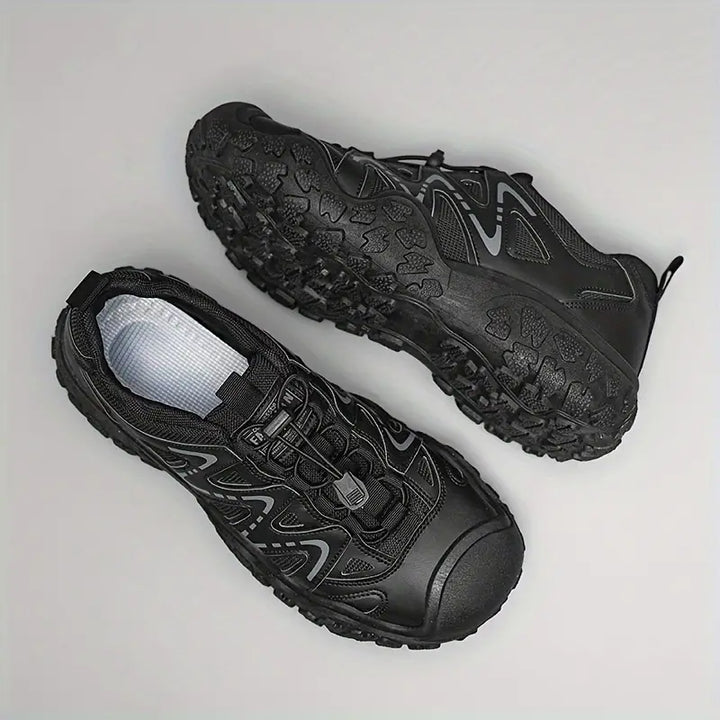 Herrarnas ortopediska chunky walking trainers andningsbara sommar komfort stödjande grepp sula sneakers