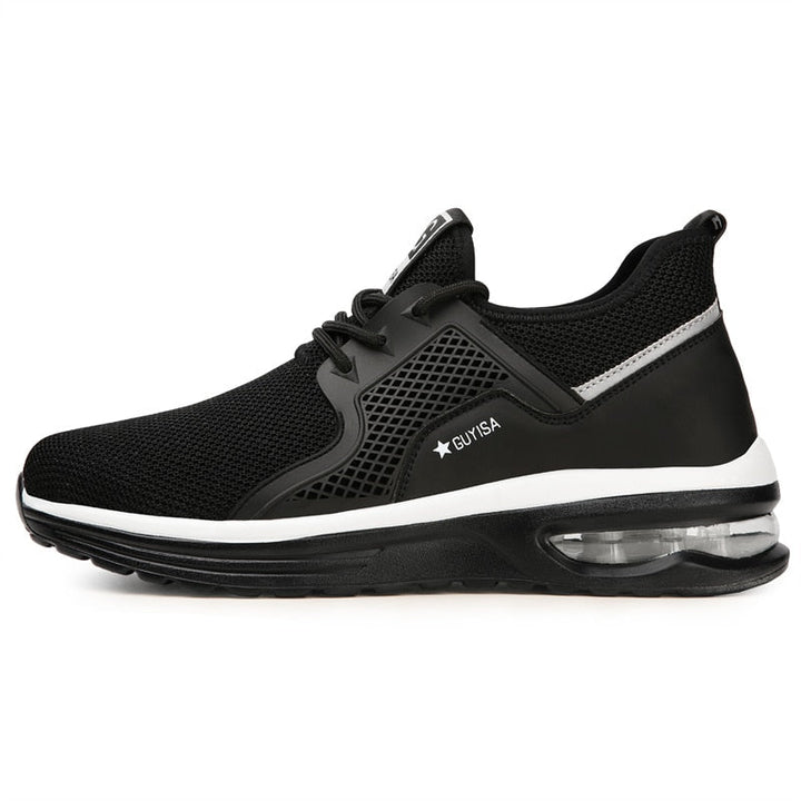 Skyddande Arbets Sneakers för Män Stötdämpande Säkerhetsskor