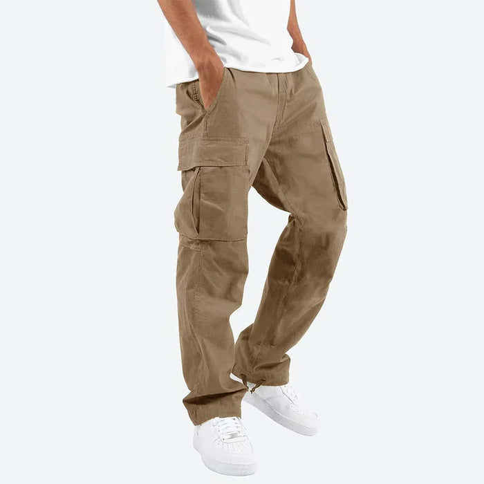 Herrarnas Cargo Byxor Multi Pocket Utility Utomhusbyxor