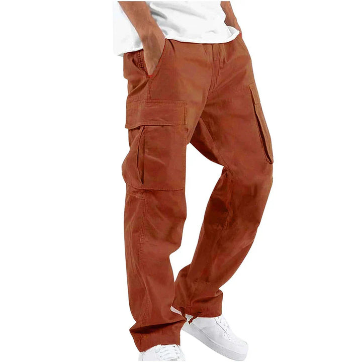 Herrarnas Cargo Byxor Multi Pocket Utility Utomhusbyxor