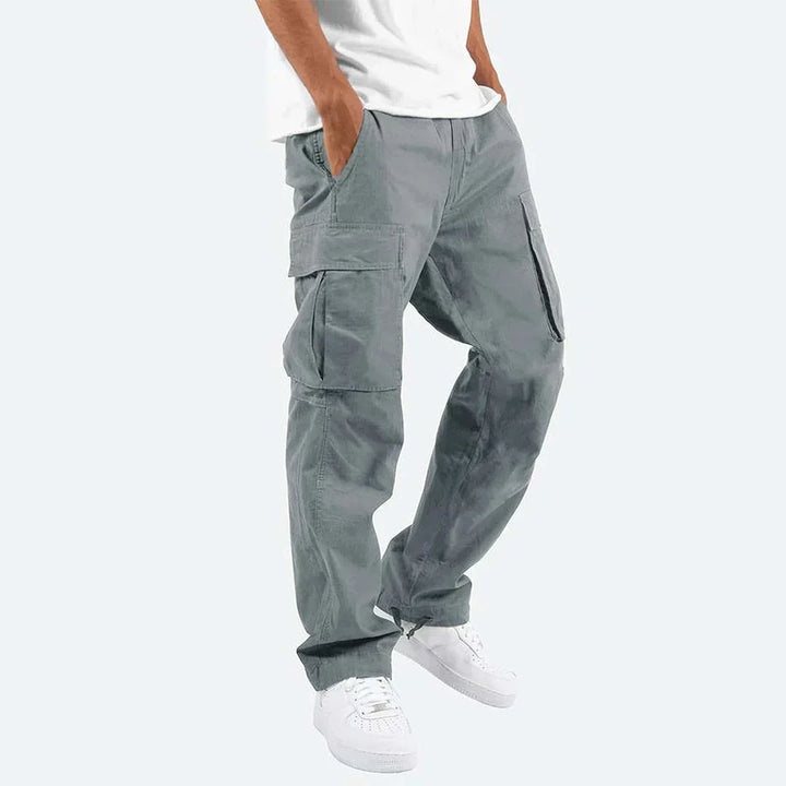 Herrarnas Cargo Byxor Multi Pocket Utility Utomhusbyxor