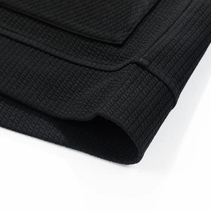Herrars Vinter Zip Cardigan – Stretch Stickad Komfortlager