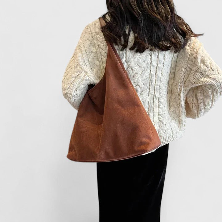 Kvinnors Slouchy Axelväska – Minimalistisk Hobo-stil för Varje Dag