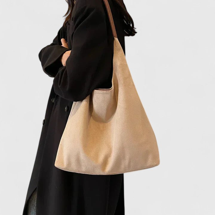 Kvinnors Slouchy Axelväska – Minimalistisk Hobo-stil för Varje Dag