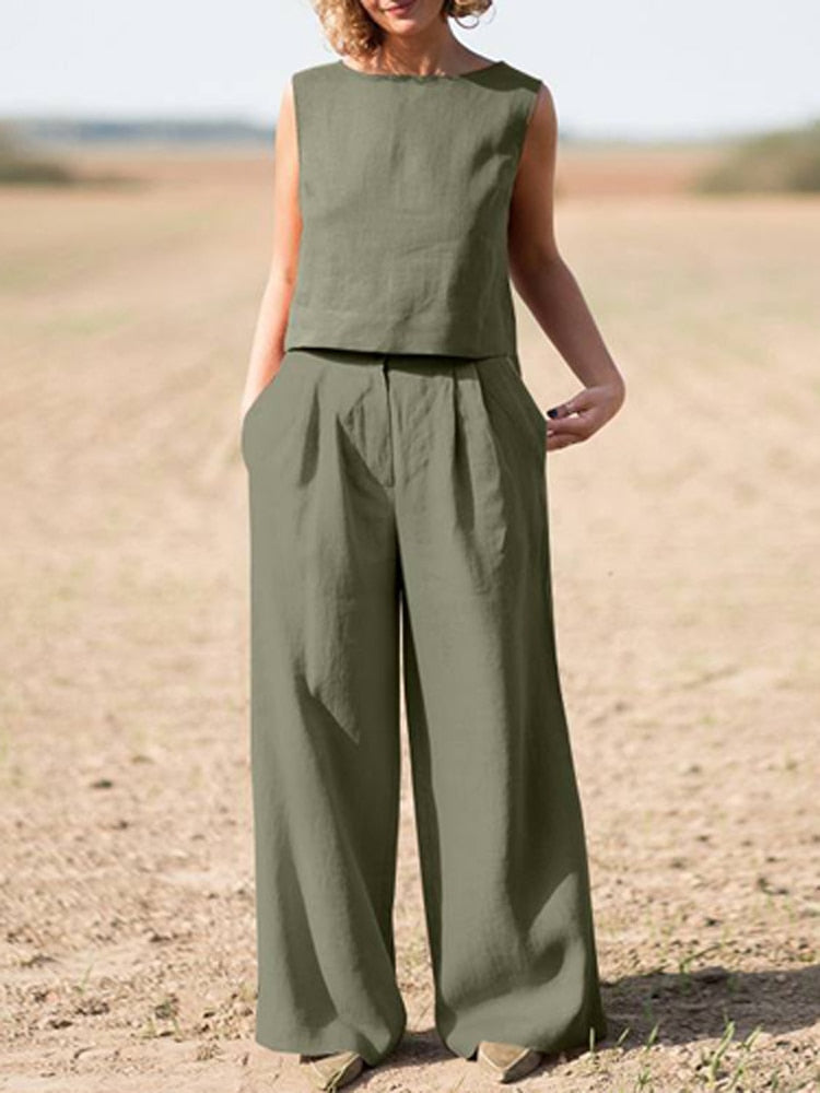 Kvinnors Tvådelade Outfit Set – Elegant Bekväm Stilig Mångsidig Skräddarsydd För Vardagsbruk