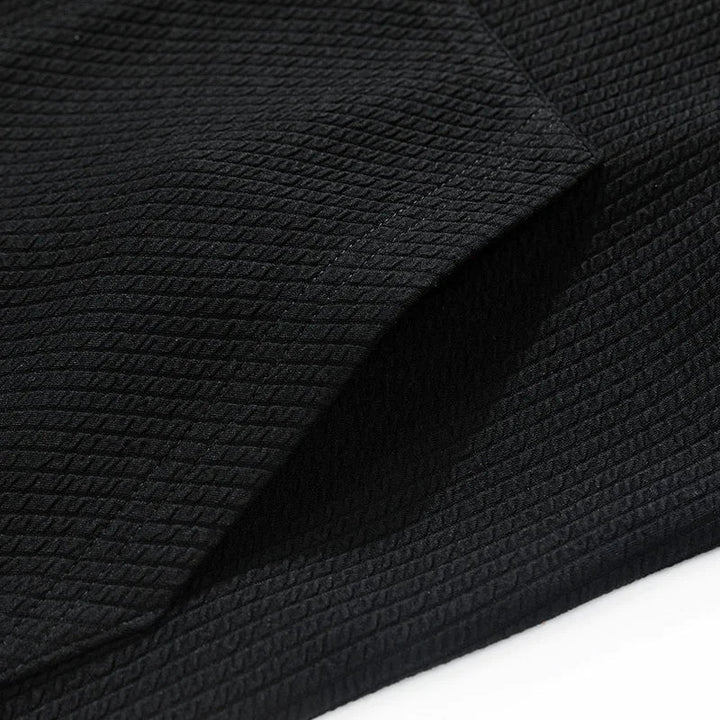 Herrars Vinter Zip Cardigan – Stretch Stickad Komfortlager