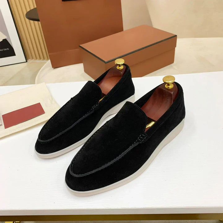 Herrars förfinade slip-on smart casual komfort loafers