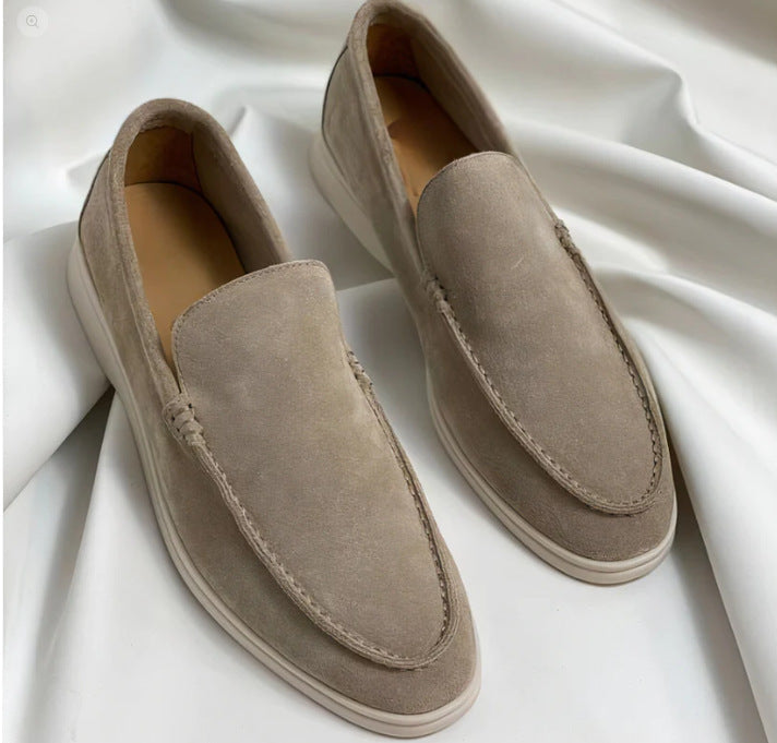 Herrars förfinade slip-on smart casual komfort loafers