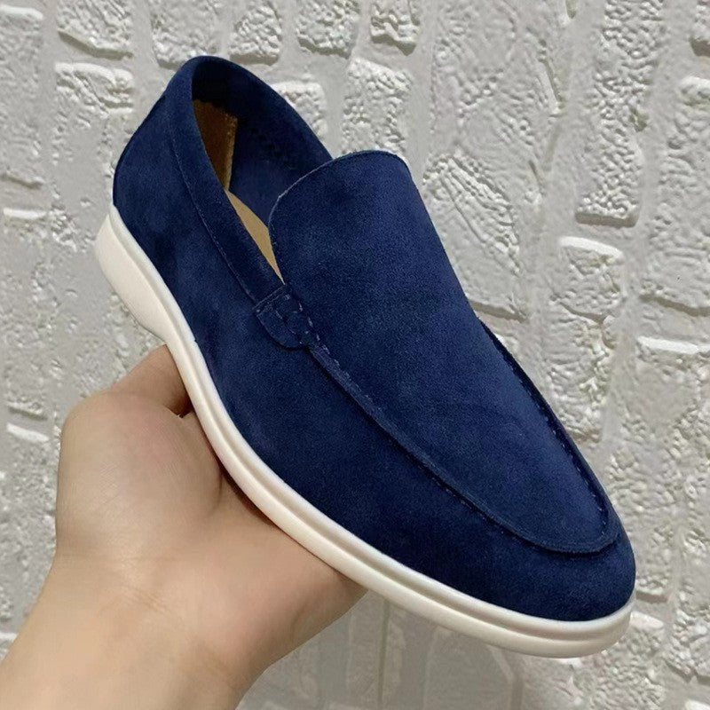 Herrars förfinade slip-on smart casual komfort loafers
