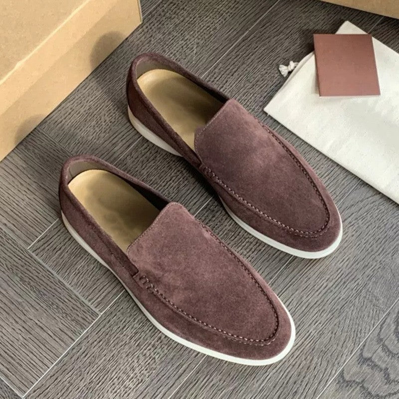 Herrars förfinade slip-on smart casual komfort loafers