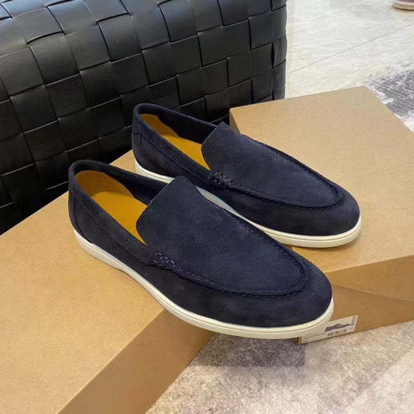 Herrars förfinade slip-on smart casual komfort loafers