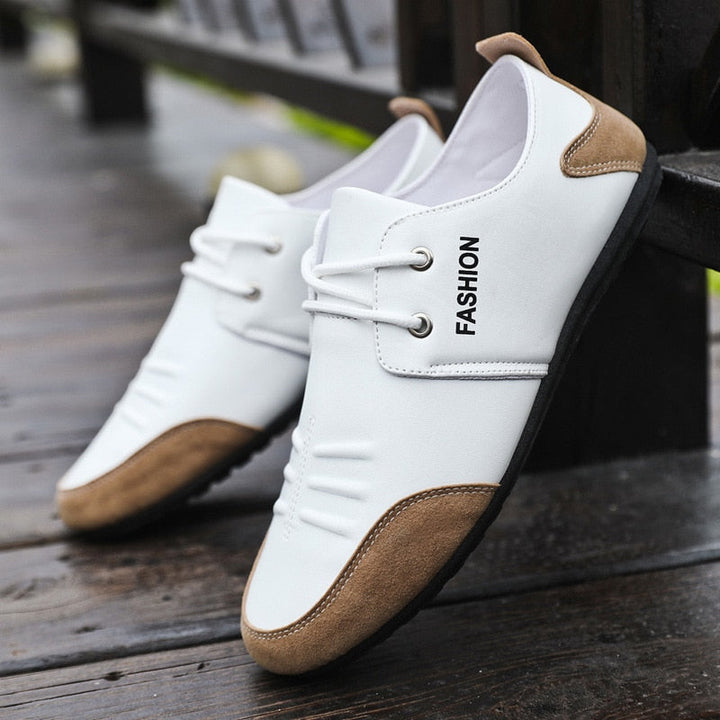 Herrsmartcasual snörskor – Strömlinjeformade låga skor för stadsliv