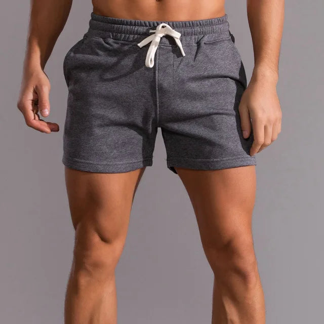 Herrars joggingshorts med dragsko och avslappnad passform samt praktiska fickor
