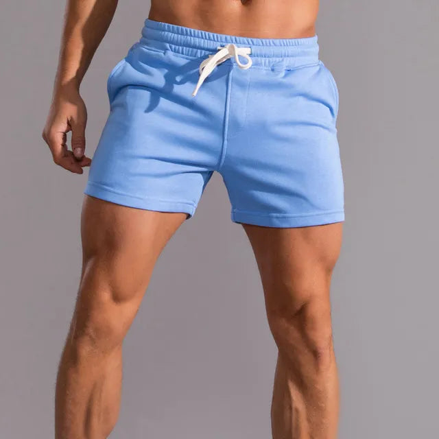 Herrars joggingshorts med dragsko och avslappnad passform samt praktiska fickor