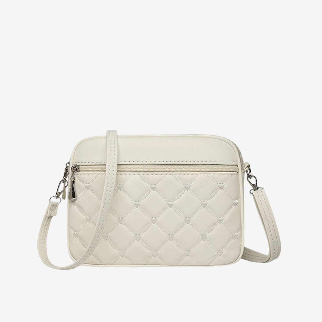 Kvinnors Kviltad Crossbody-väska – Kompakt Stil i Konstläder för Vardagsbruk i Staden