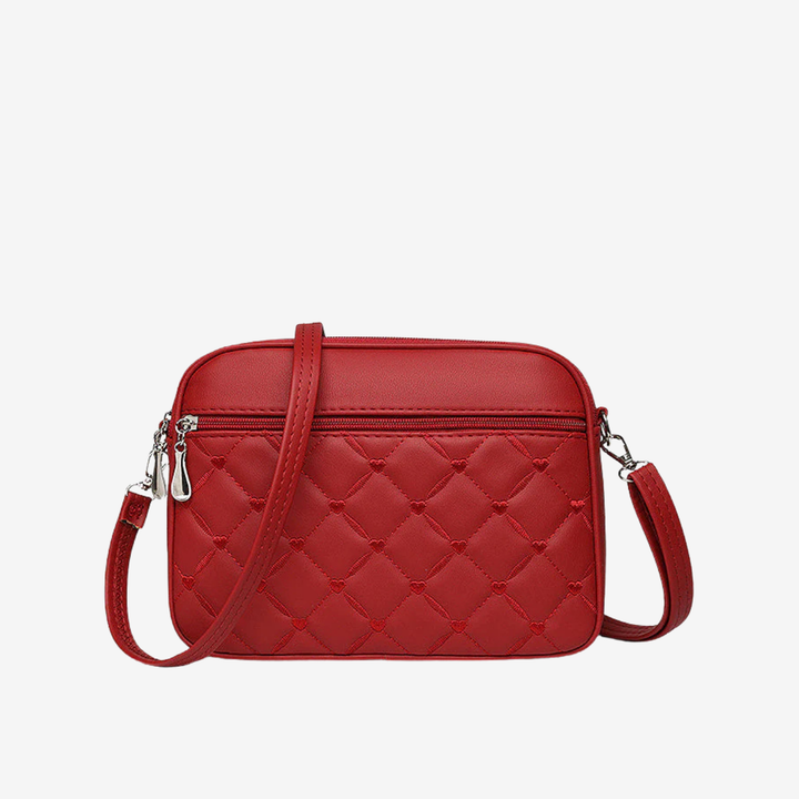 Kvinnors Kviltad Crossbody-väska – Kompakt Stil i Konstläder för Vardagsbruk i Staden