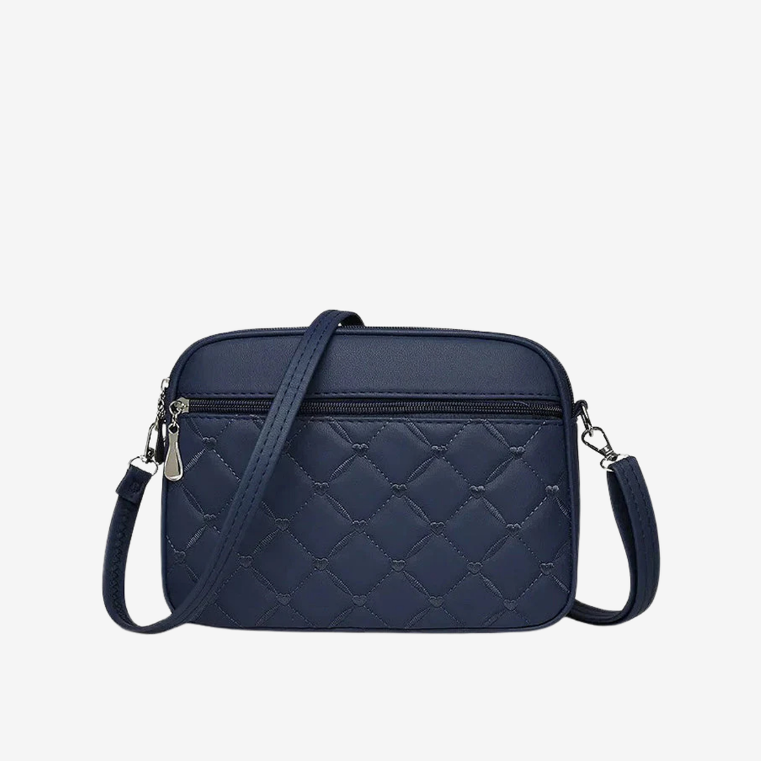 Kvinnors Kviltad Crossbody-väska – Kompakt Stil i Konstläder för Vardagsbruk i Staden