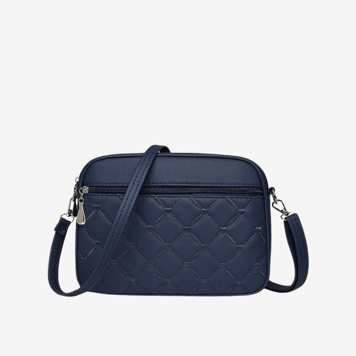 Kvinnors Kviltad Crossbody-väska – Kompakt Stil i Konstläder för Vardagsbruk i Staden