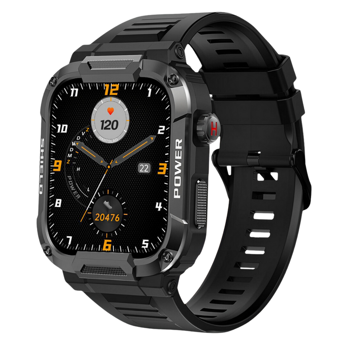Herrarnas Robust Smartwatch – IP67 Utomhus Fitness Klocka med 15 Dagar Standby