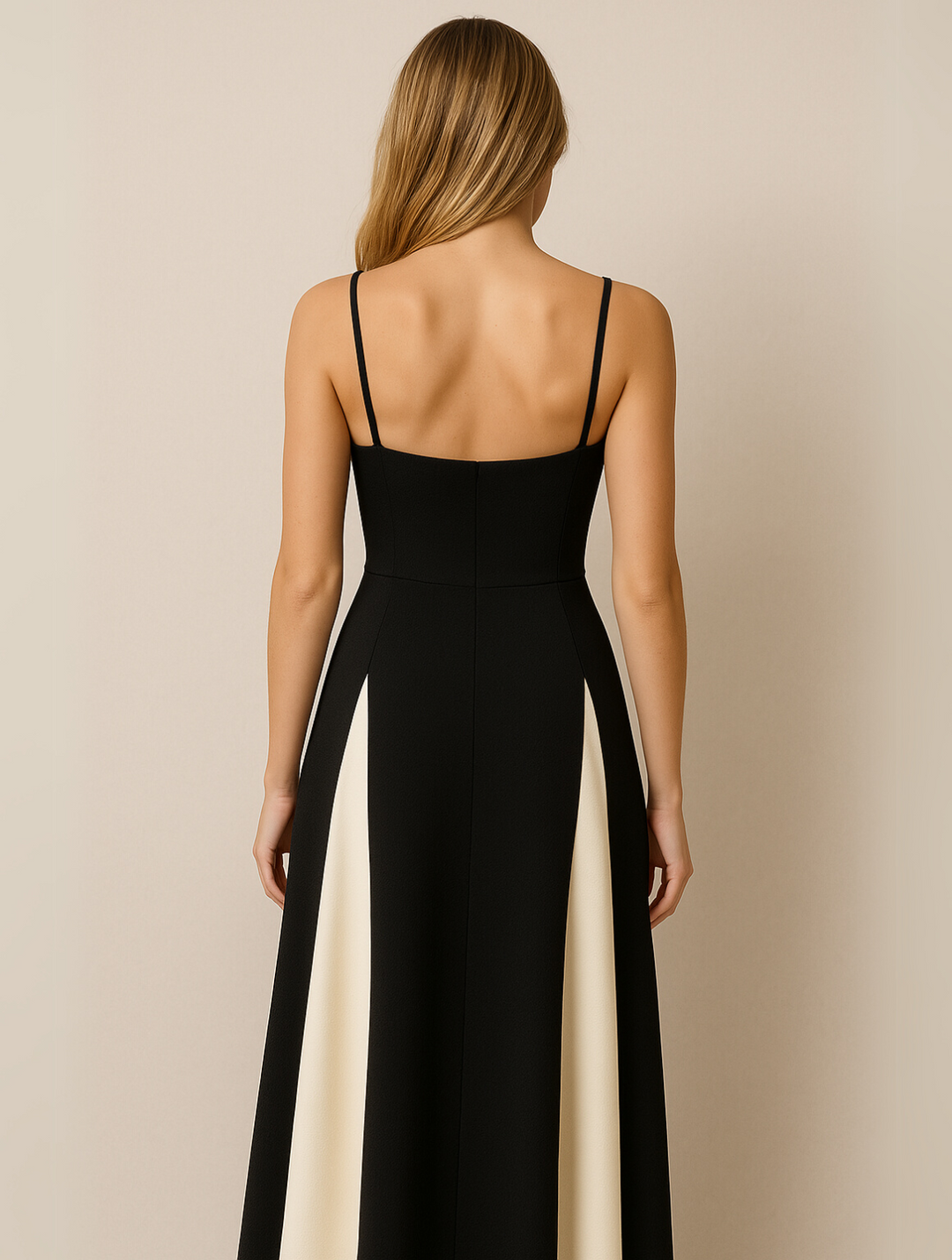 Kvinnors Strapless Maxi Aftonklänning – Fitted Bröllopsgästklänning för Formella Evenemang