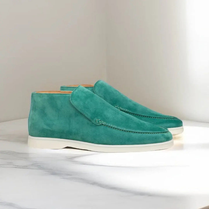 Herrens Mocka Slip On Loafers Avslappnade Smart Bekväma Skor