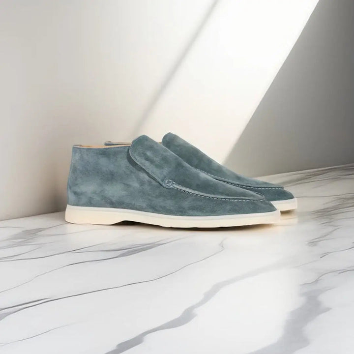 Herrens Mocka Slip On Loafers Avslappnade Smart Bekväma Skor