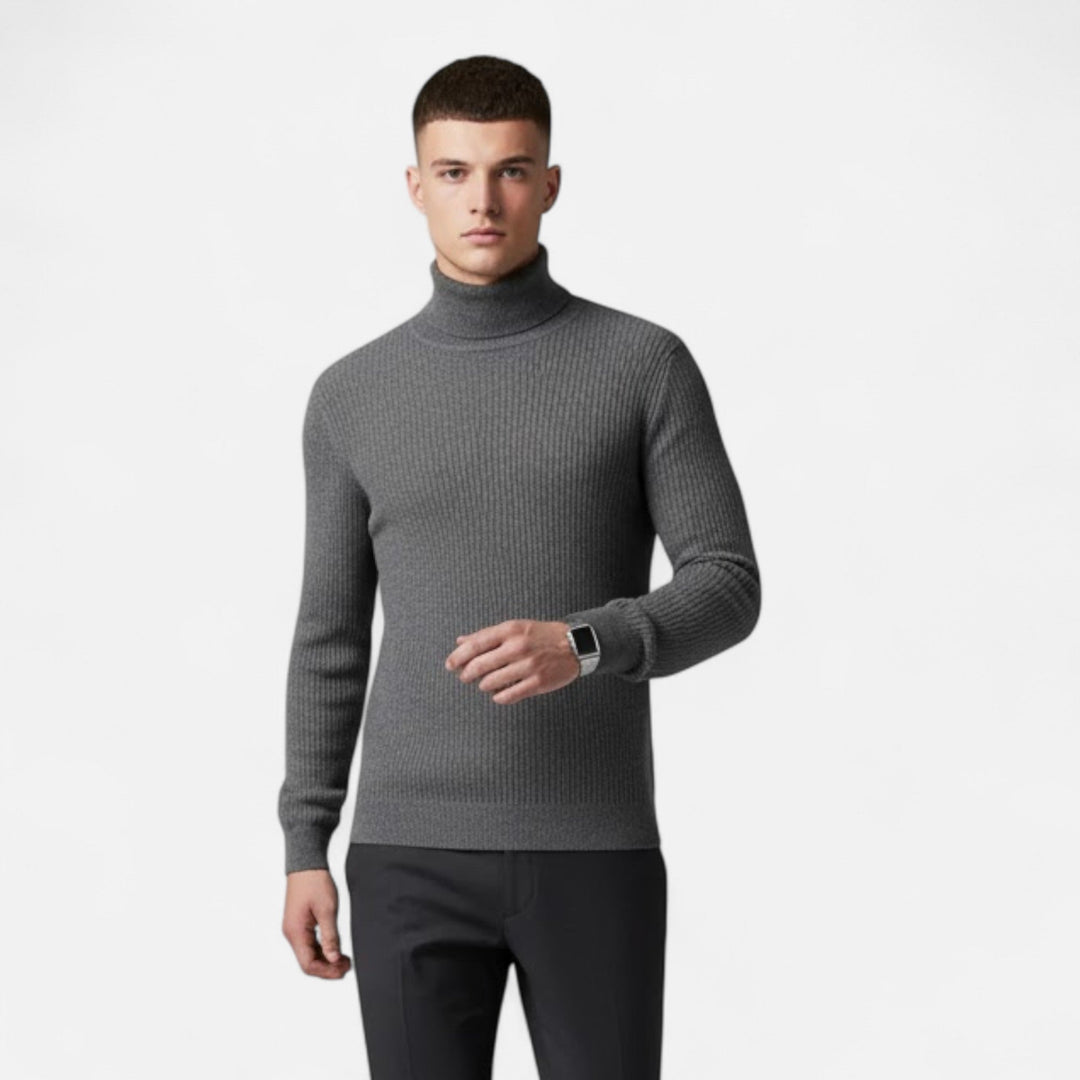 Valmonti | Herrens Högkrage Cashmere Oversized Tröja