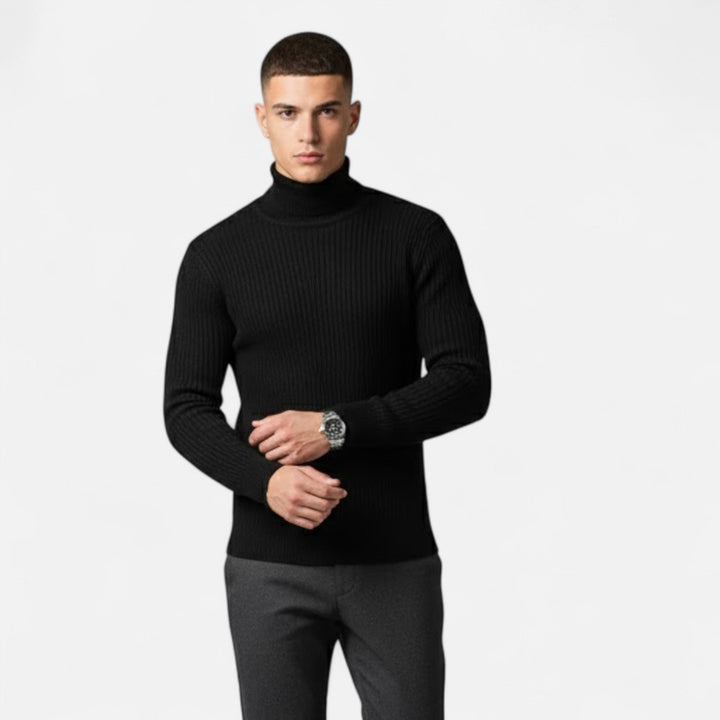 Valmonti | Herrens Högkrage Cashmere Oversized Tröja