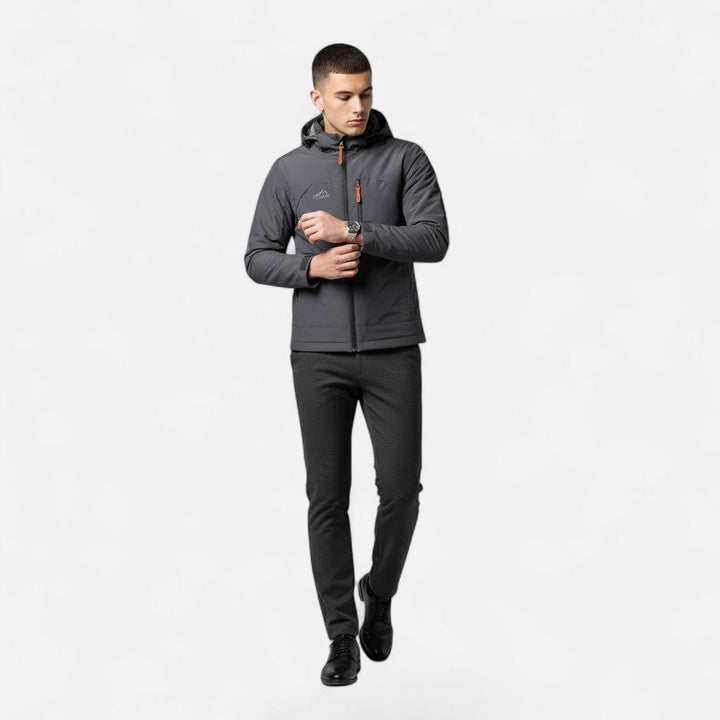 Valmonti | Herrens Hooded Loose-Fit Casual Jacka
