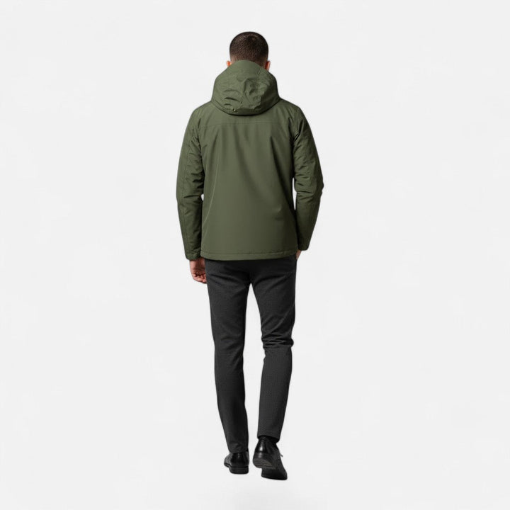 Valmonti | Herrens Hooded Loose-Fit Casual Jacka