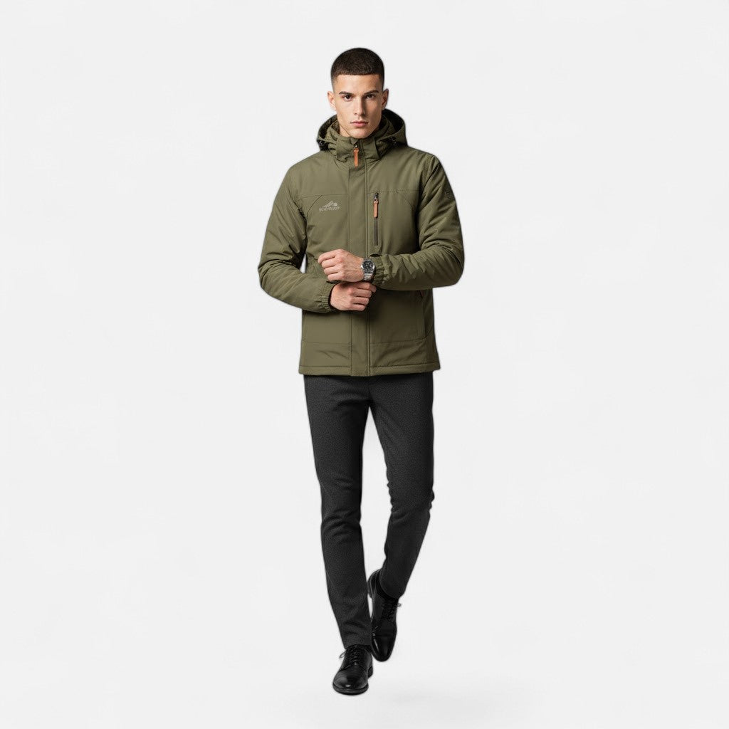 Valmonti | Herrens Hooded Loose-Fit Casual Jacka