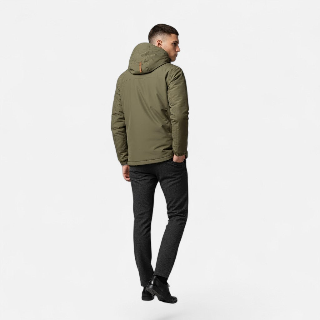 Valmonti | Herrens Hooded Loose-Fit Casual Jacka