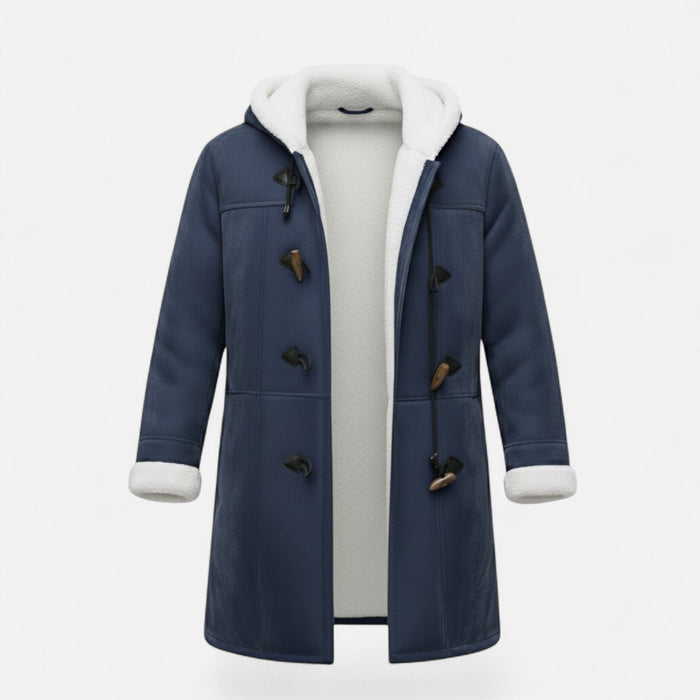 Valmonti | Damens Hooded Knapplåst Vinterjacka med Fickor
