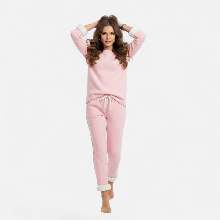 Valmonti | Damens Vadderade Termiska Hemkläder Set