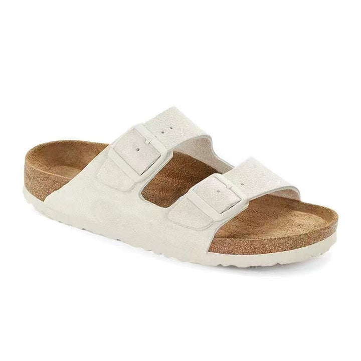 Unisex Ortopediska Kork Fotbädd Sandaler – Bekväm Stödjande Lätt Justerbar Avslappnad Vardagssko