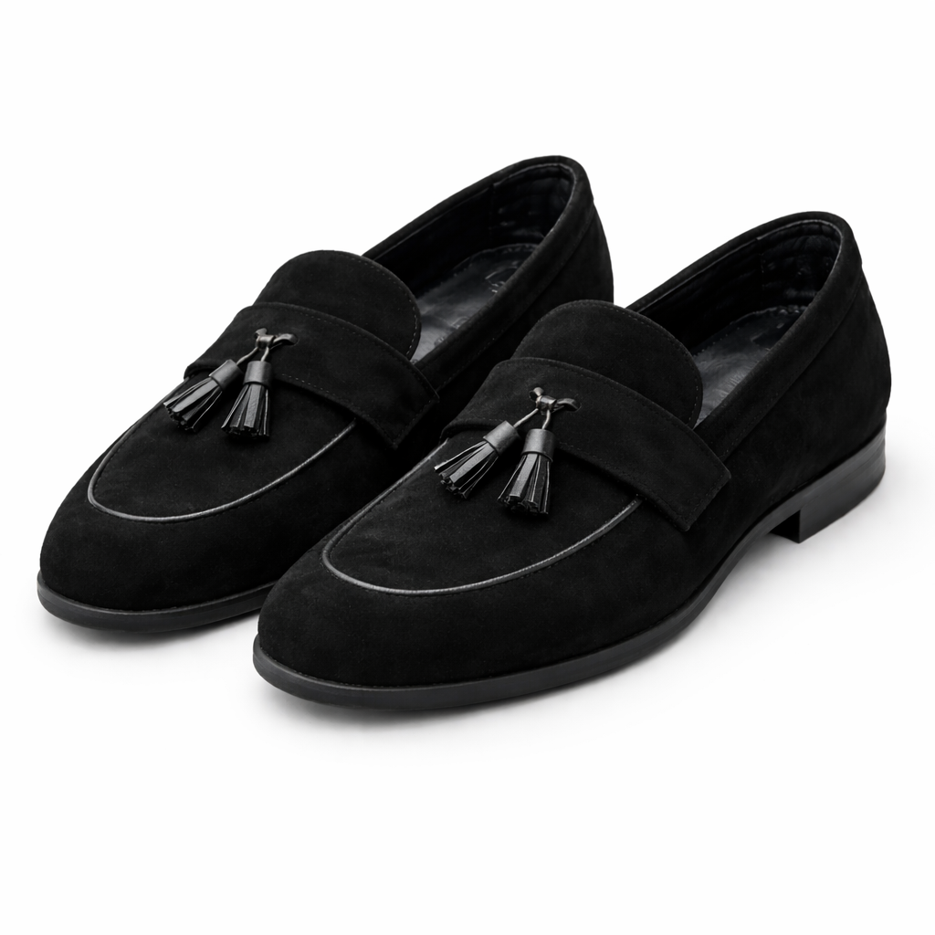 Herrarnas Frans Loafers Slip On Klassiska Smart Casual Skor
