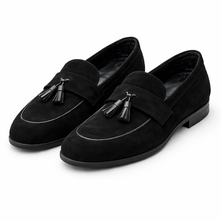 Herrarnas Frans Loafers Slip On Klassiska Smart Casual Skor
