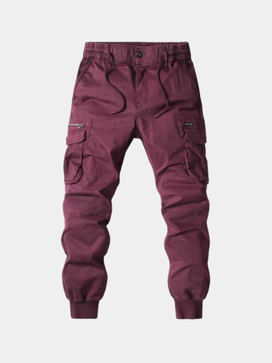 Herrars Cargo Jogger Multi-Fickor Streetwear Utility Byxor